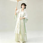 Song-inspired Hanfu set with camisole and pleated skirt